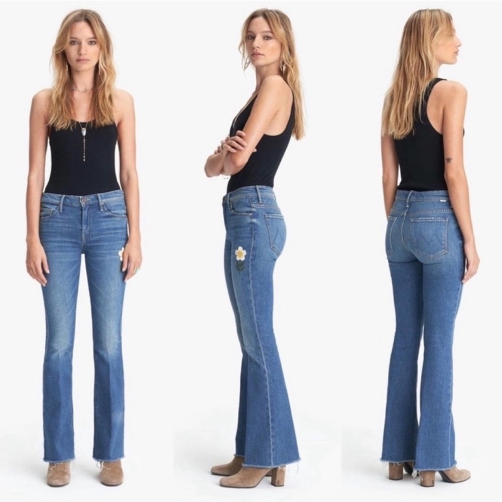 MOTHER The Weekender Fray Jeans Gold Rush | 26